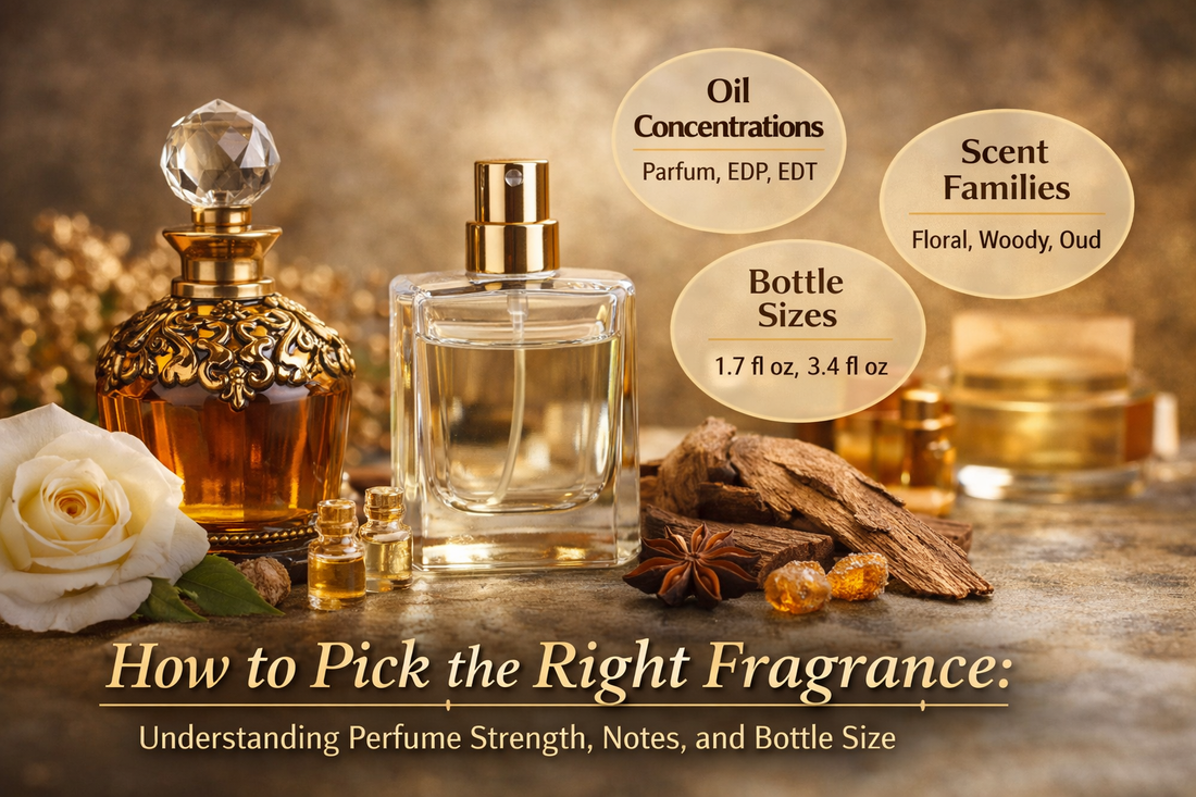 How to Pick the Right Fragrance: Understanding Perfume Strength, Notes, and Bottle Size